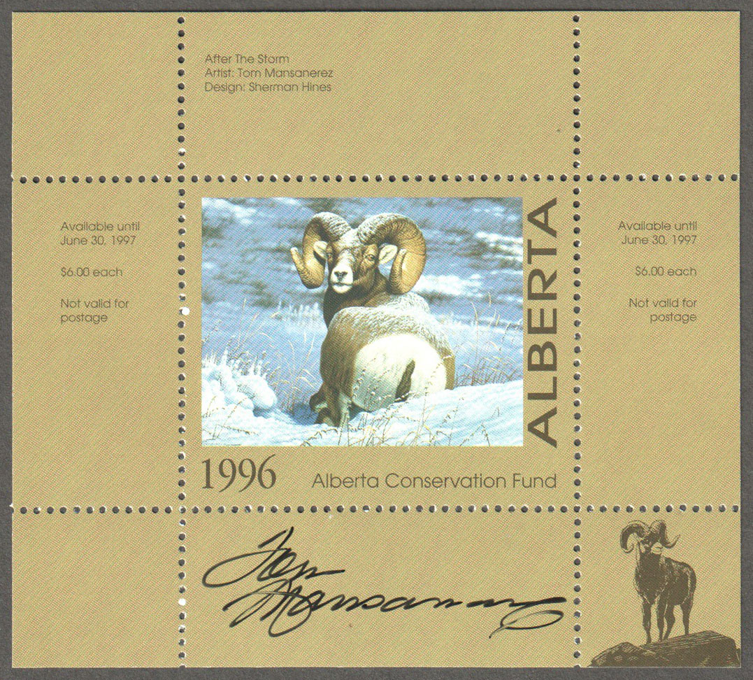 Canada Van Dam AWF1a MNH (B9-36b)(P337) - Click Image to Close